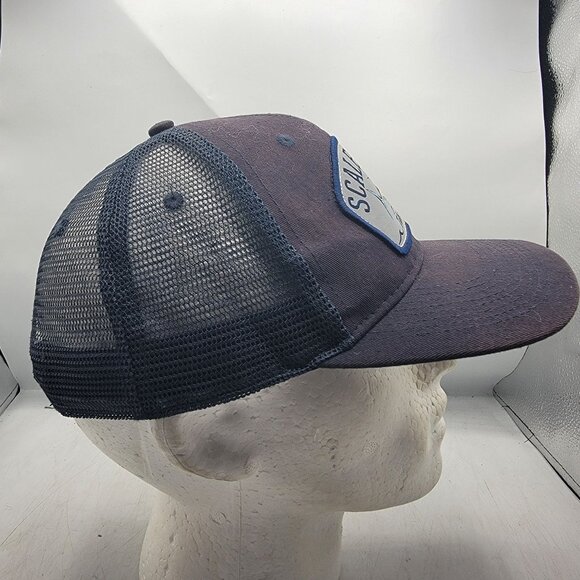 Scales Gear Fish The Rip Blue Trucker Hat Adjustable Snapback Mesh Back - Picture 4 of 9
